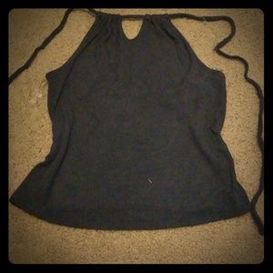 Garage string halter top